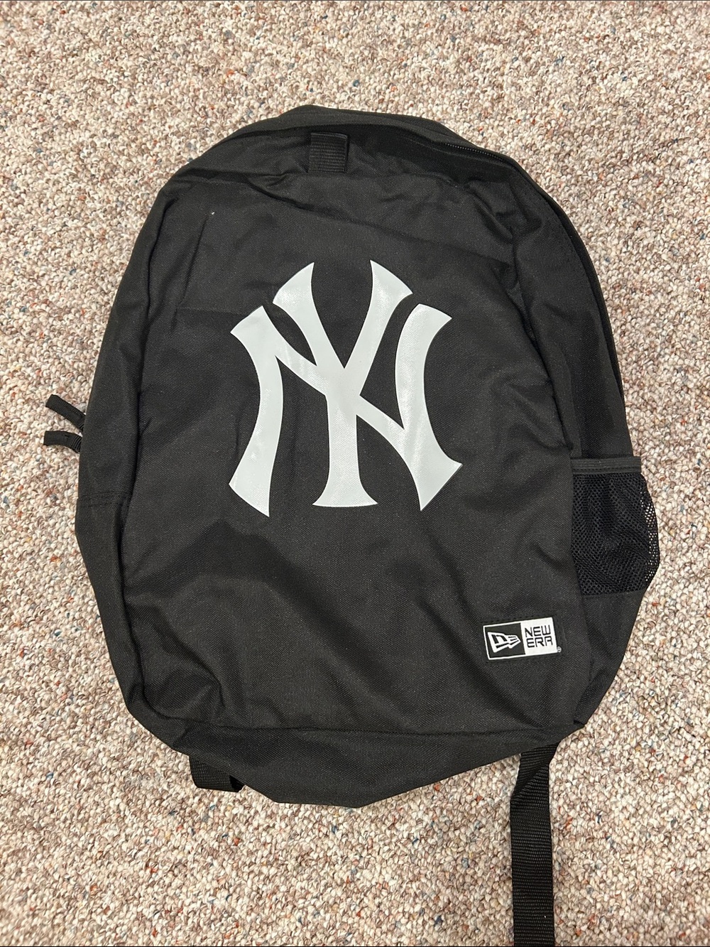 New Era Black NY  Yankees Logo Backpack